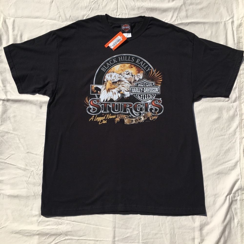 NEW Harley Davidson Black Hills Rally Sturgis 2007